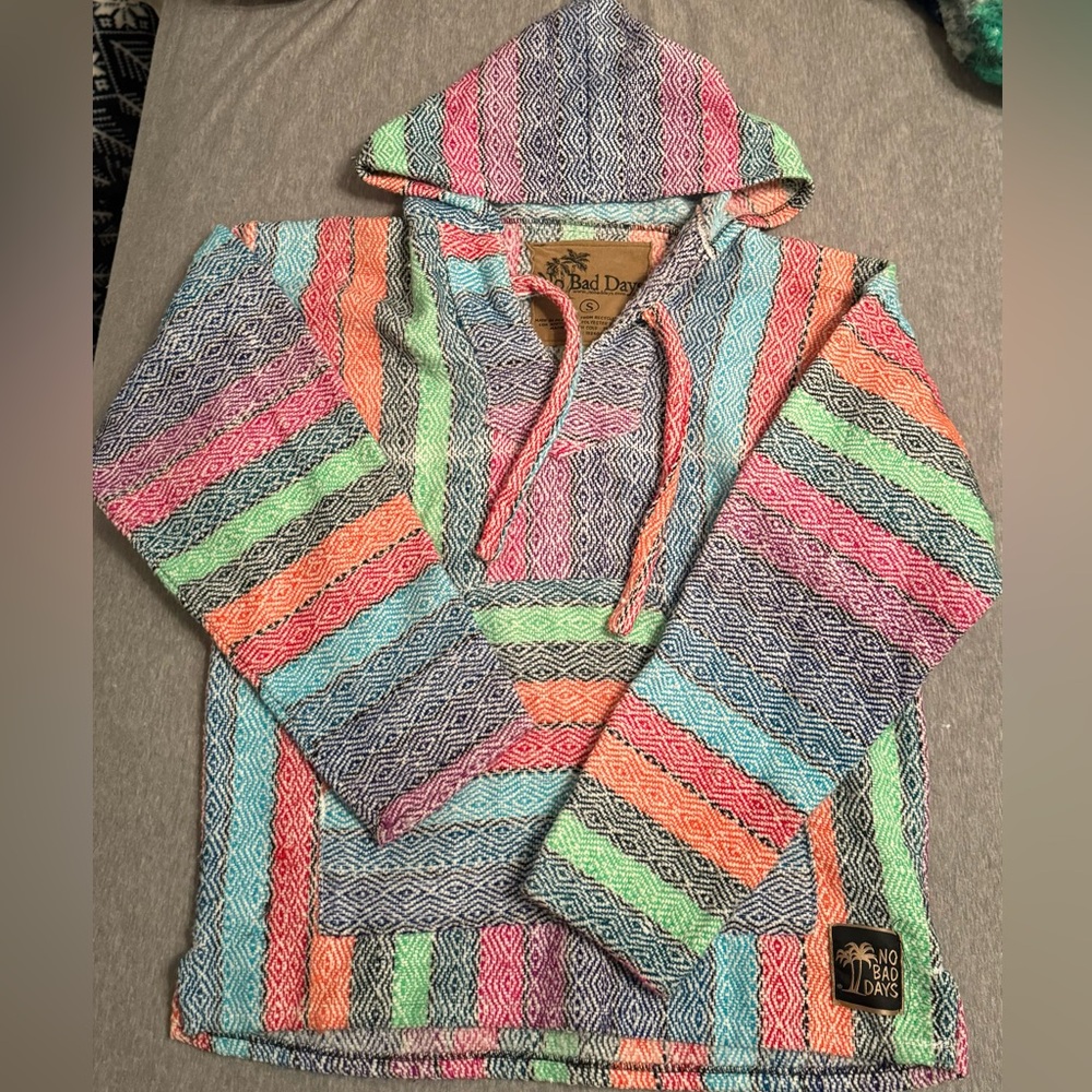 No Bad Days Rainbow Hoodie